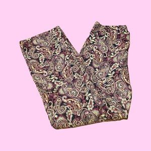 Lands End Paisley Pants